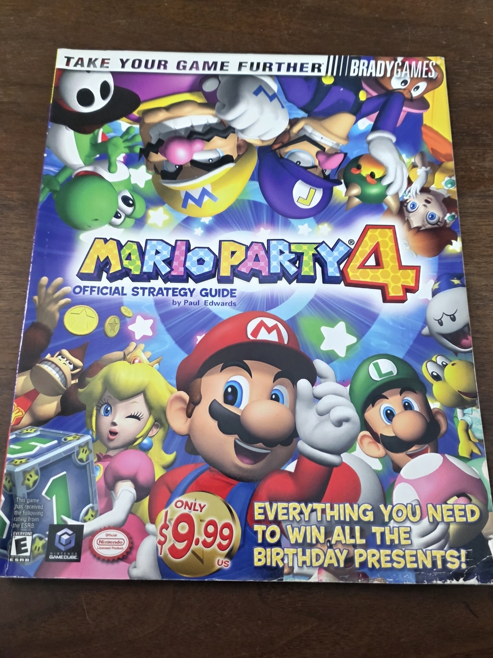 Vintage Mario Party 4 Brady Games Official Strategy Guide 2002 Nintendo GameCube